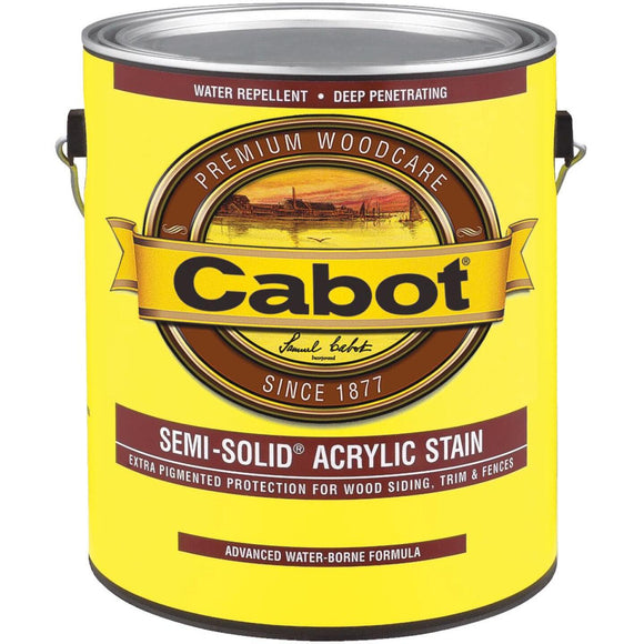 Cabot Semi-Solid Exterior Stain, Deep Base, 1 Gal.